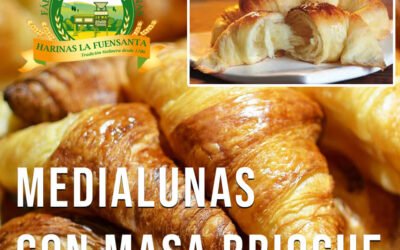 Medialunas con Masa Brioche