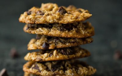 Galletas de avena caseras crujientes