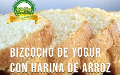 Bizcocho de yogur con harina de arroz