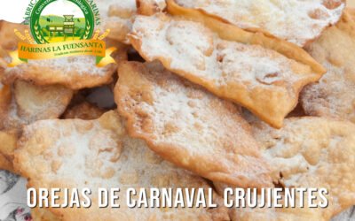 Orejas de carnaval crujientes